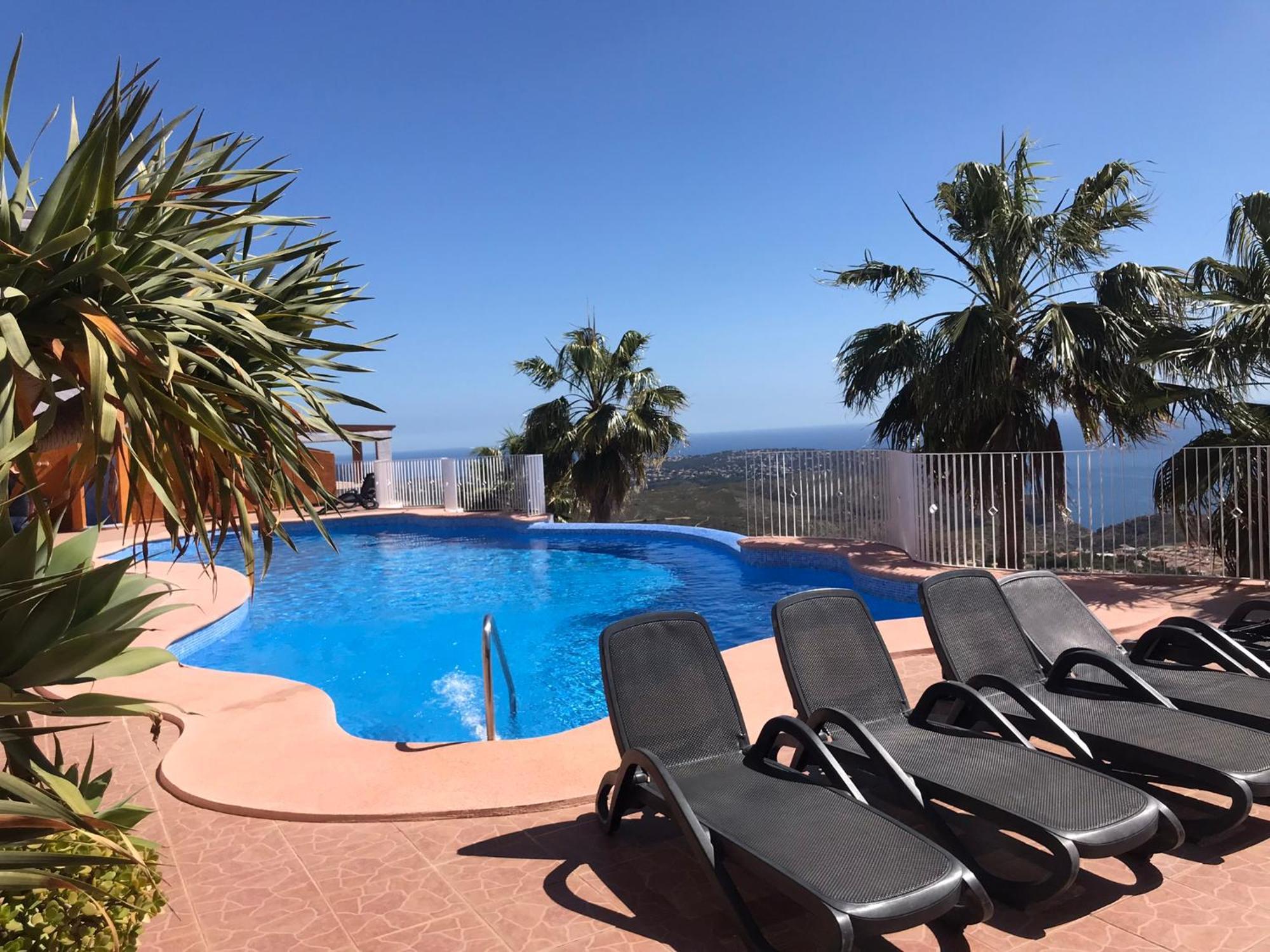 Appartamento Vista Superior Hola Zeezicht!! Cumbre del Sol Esterno foto